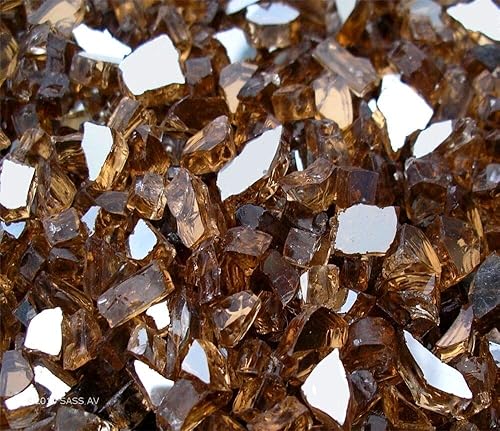 Miniatura 5 de Hiland Vidrio ignífugo reflectante, 10 libras, cobre (paquete de 2)