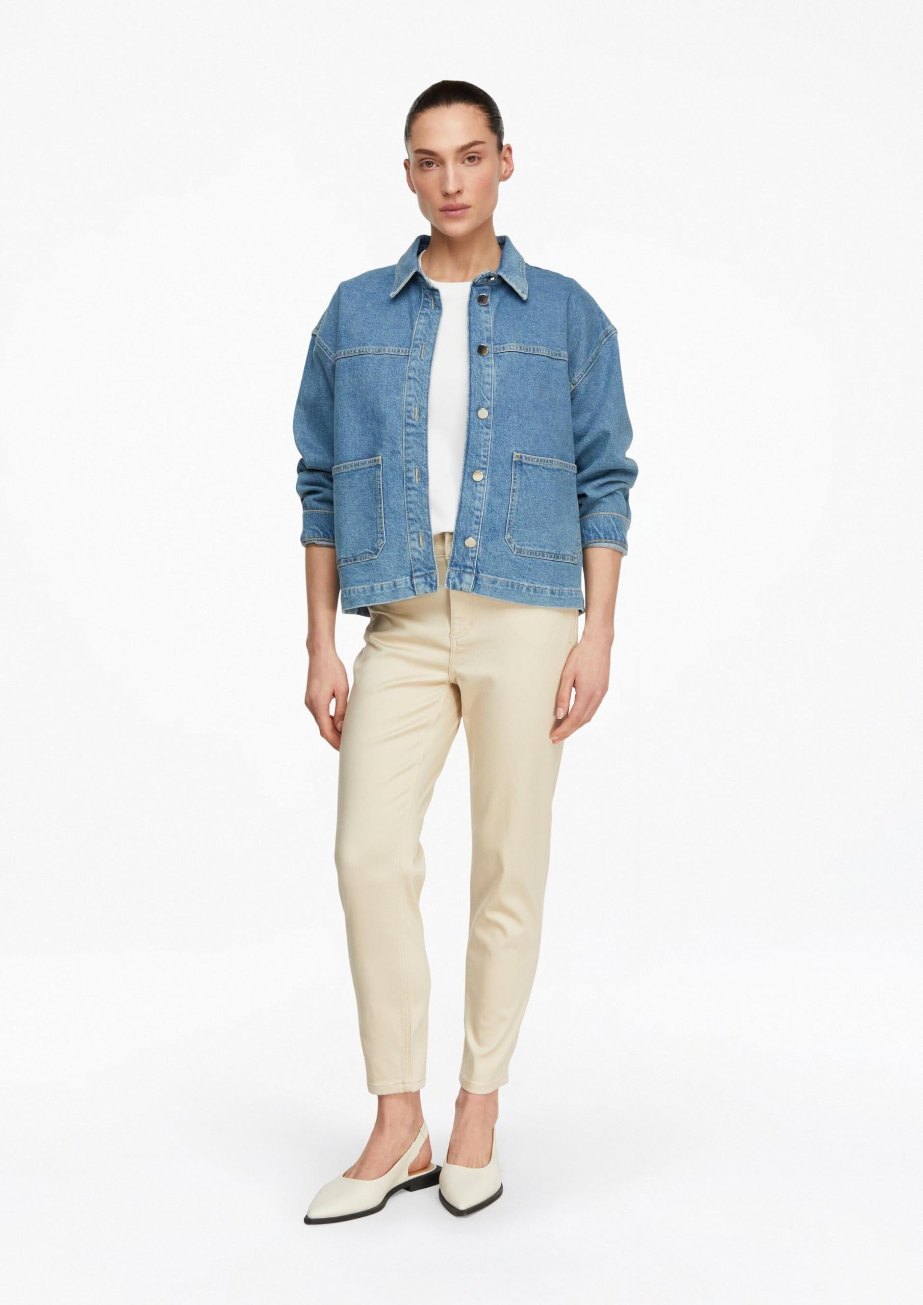 Comma June - Coloured Denim aus elastischem Lyocell-Baumwoll-Mix