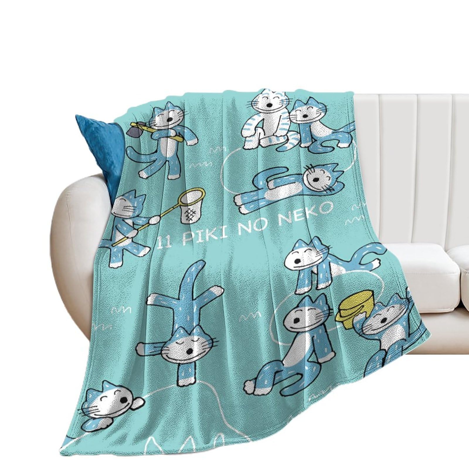Amazon｜11ぴきのねこ 毛布 ブランケット フランネルブランケット 掛け
