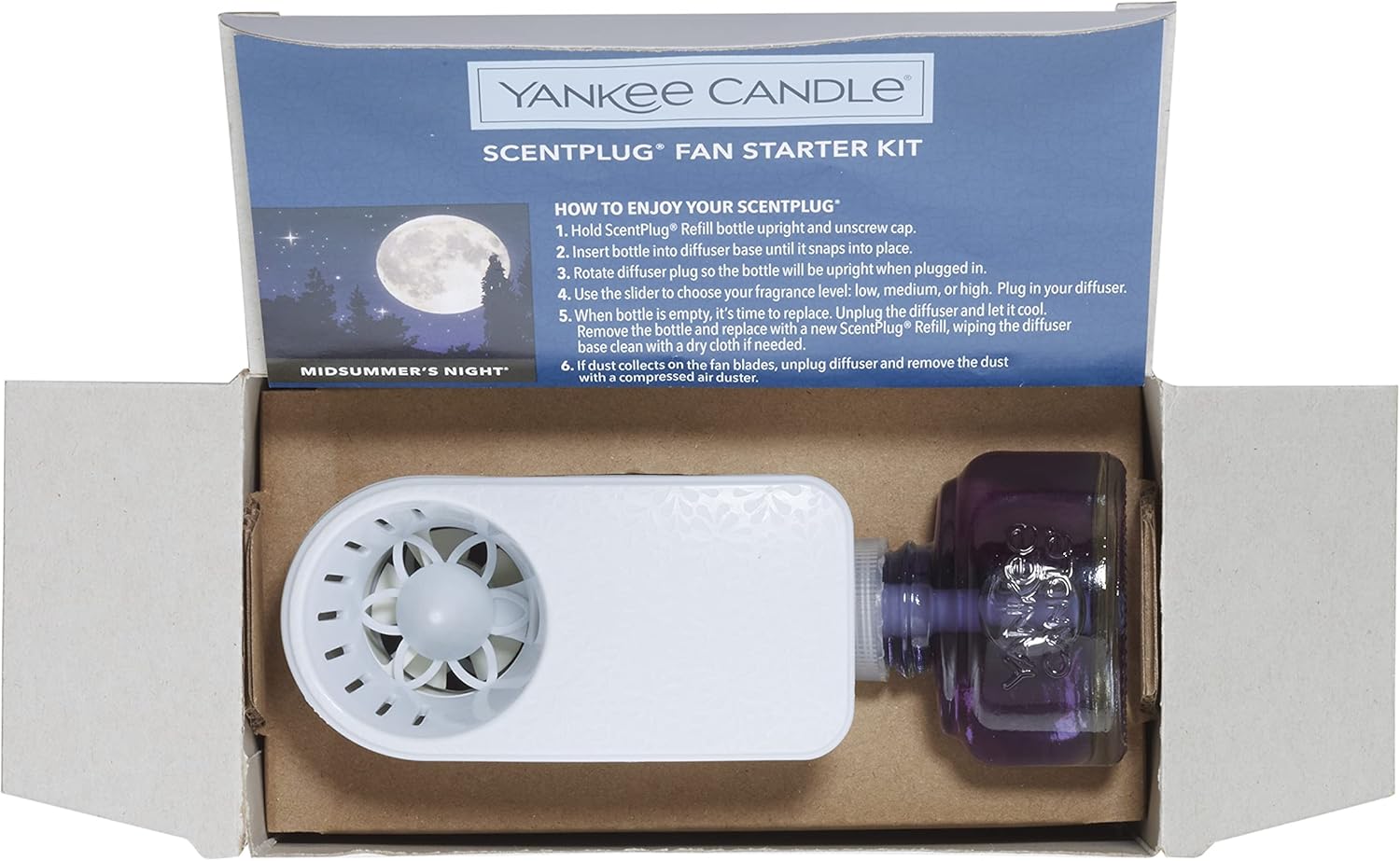 Yankee Candle Company ScentPlug Diffuser Fan Kit, White