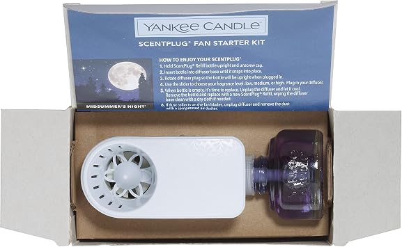 Yankee Candle Midsummers Night w/Moroccan ScentPlug Fan Kit