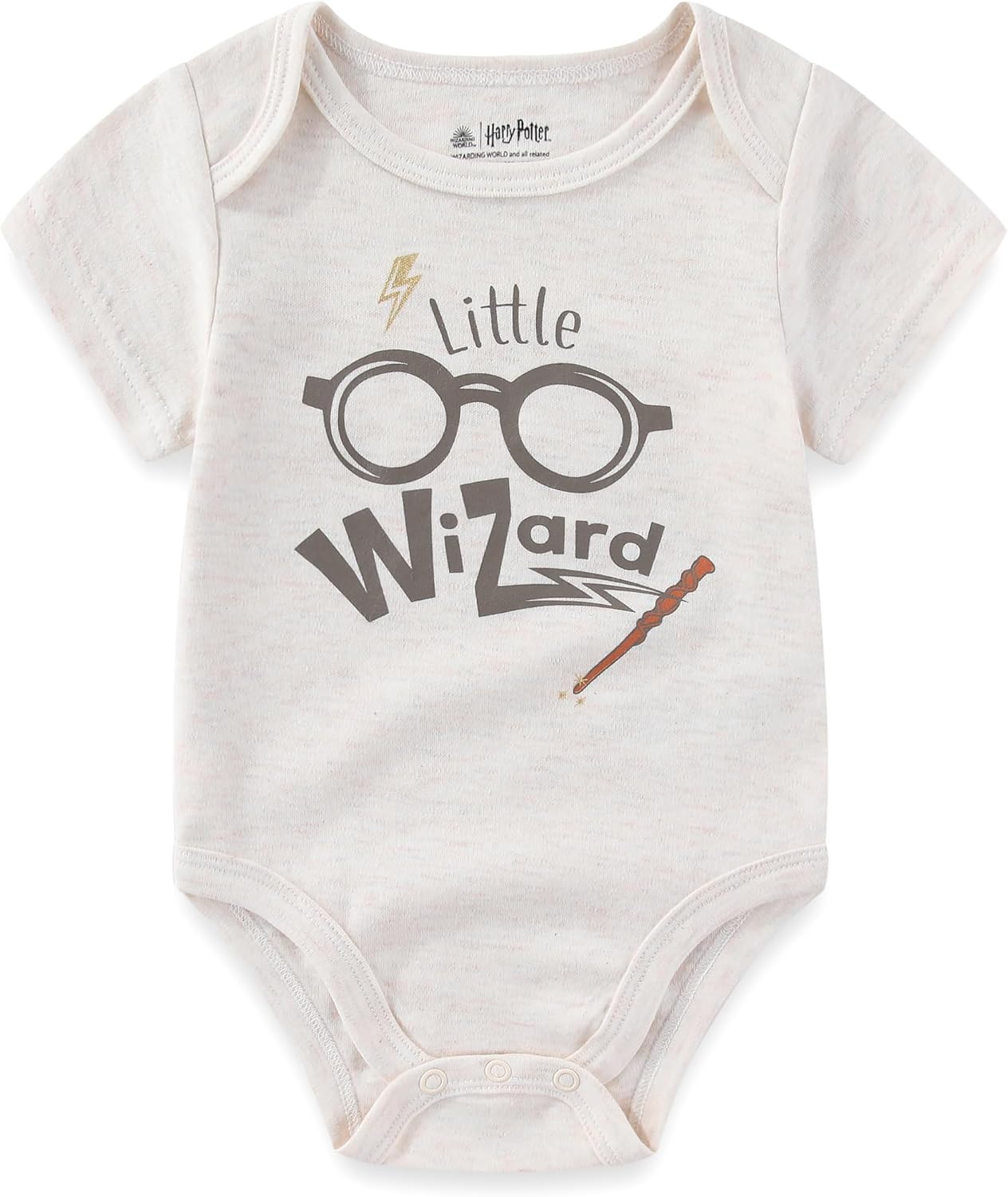 WARNER BROS Harry Potter Baby Boys 5 Pack Bodysuit for Newborn and Infant - Image 5