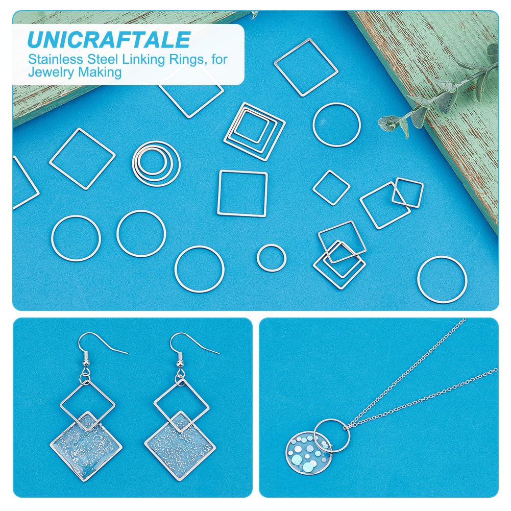 UNICRAFTALE Circa 100 pz Quadrifoglio Collegamenti Connettori In