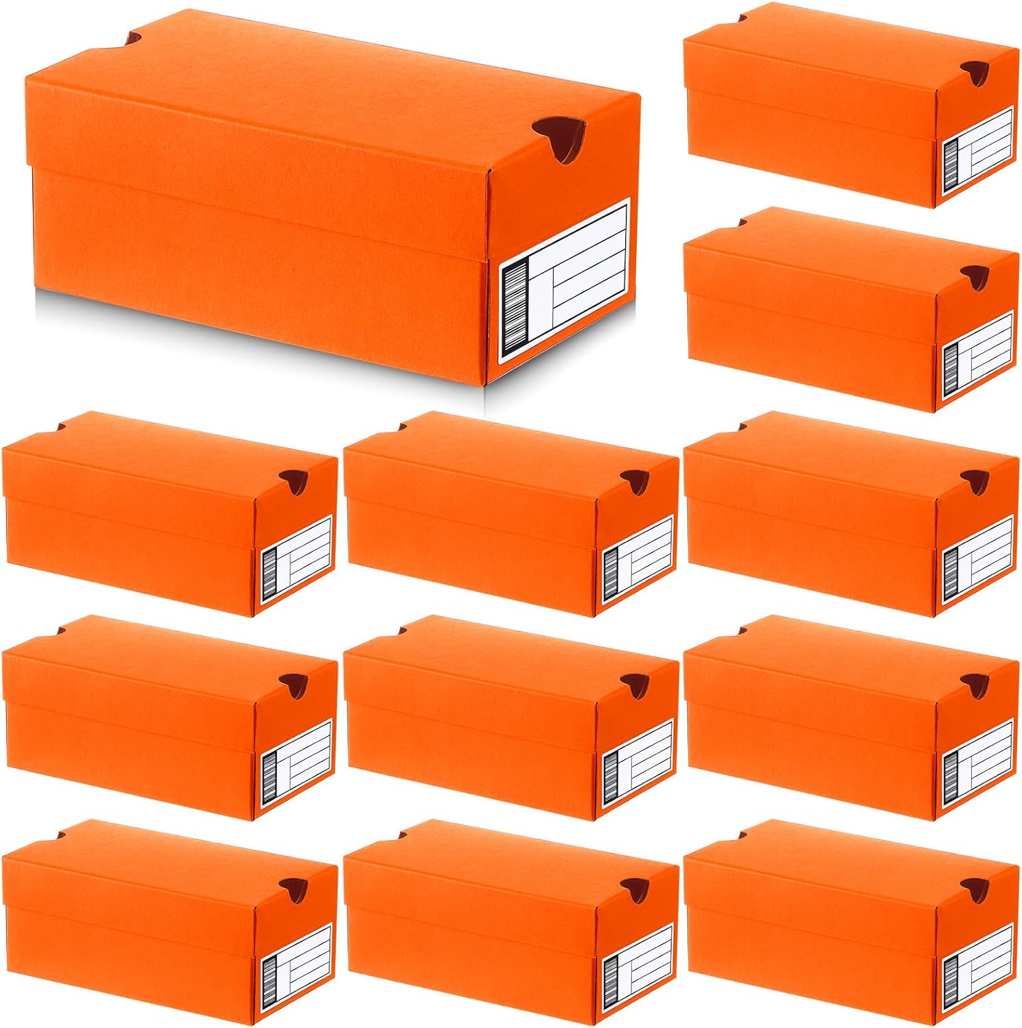 12 Sets Mini Sneaker Boxes for Party Favors Mini Shoe Gifts Boxes 4.7 x 2.5 x 2 Inch Sports Small Gift Case with Editable Label for Candies Cookies Snacks