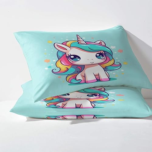 Miniatura 10 de Kitten Sábanas tamaño King, sábanas de gato con diseño de nubes y estrellas, juego de 4 piezas  Sábana bajera ajustable de microfibra suave con