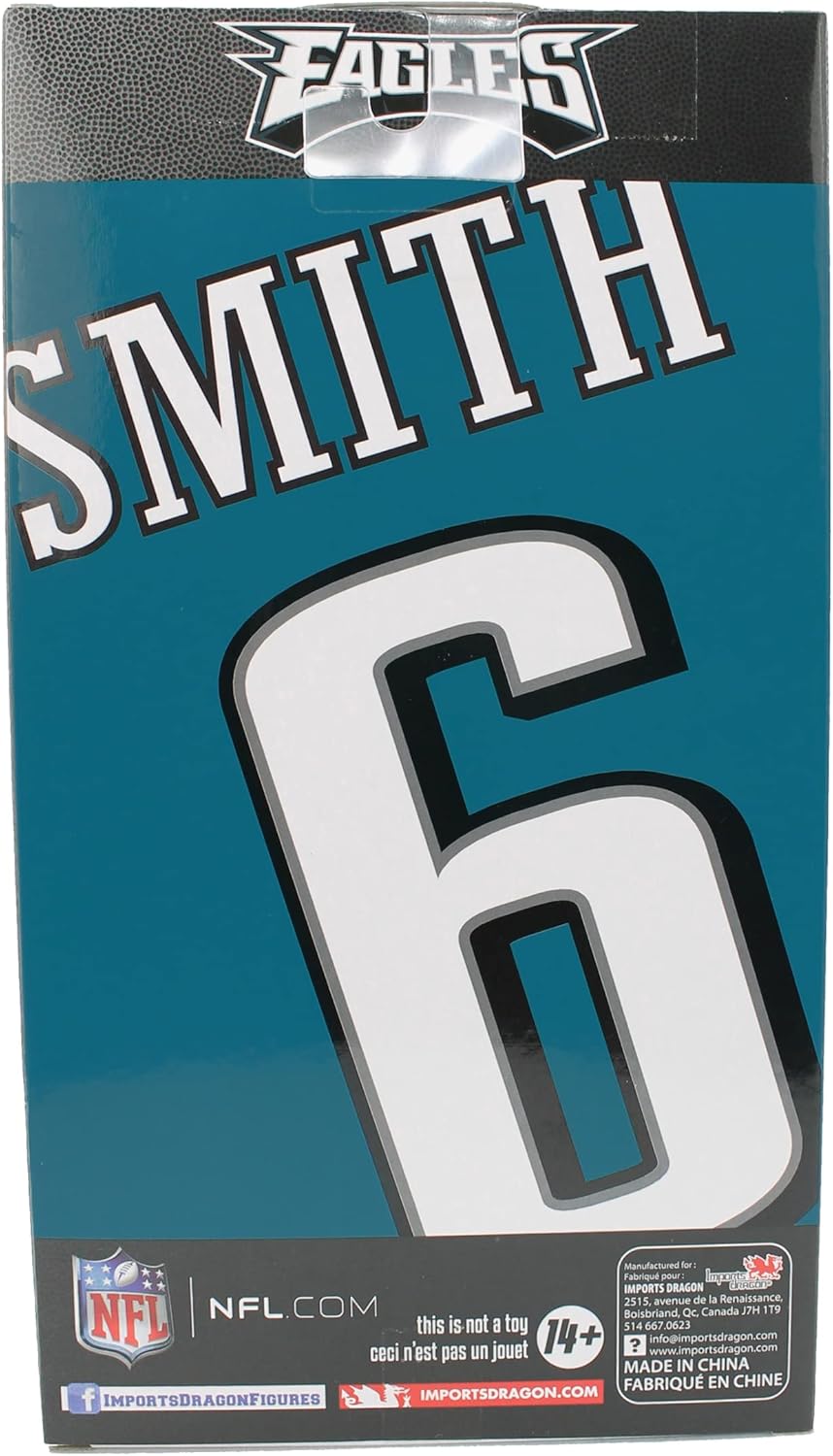 NFL Figures Imports Dragon NFL Devonta Smith (Philadelphia Eagles) Chase 6" Figure Series 2, Multicolor (ID34965) : Sports & Outdoors