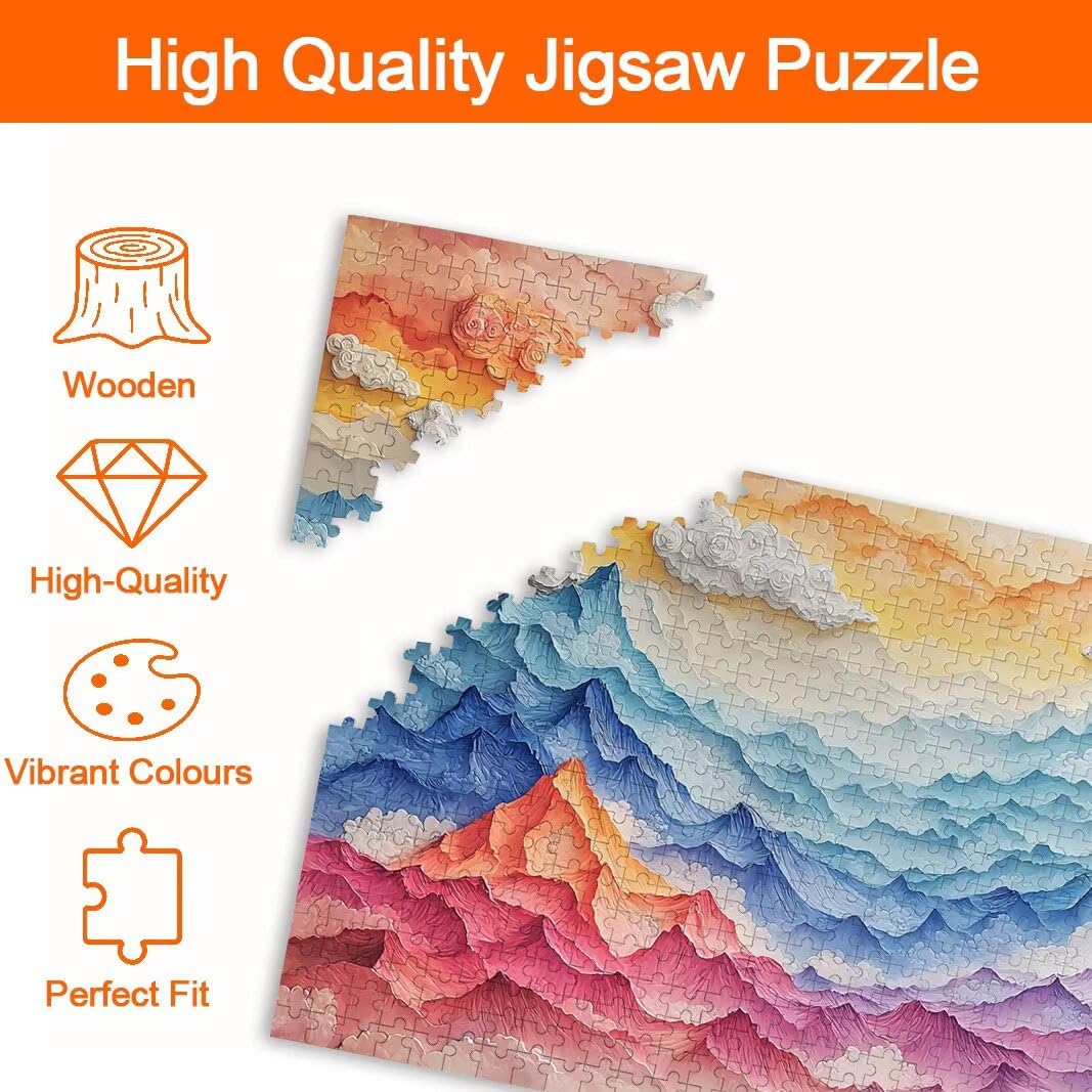 Puzzle Paesaggio, Puzzle 1000 Pezzi Adulti per Decor, Regalo Donna -8542