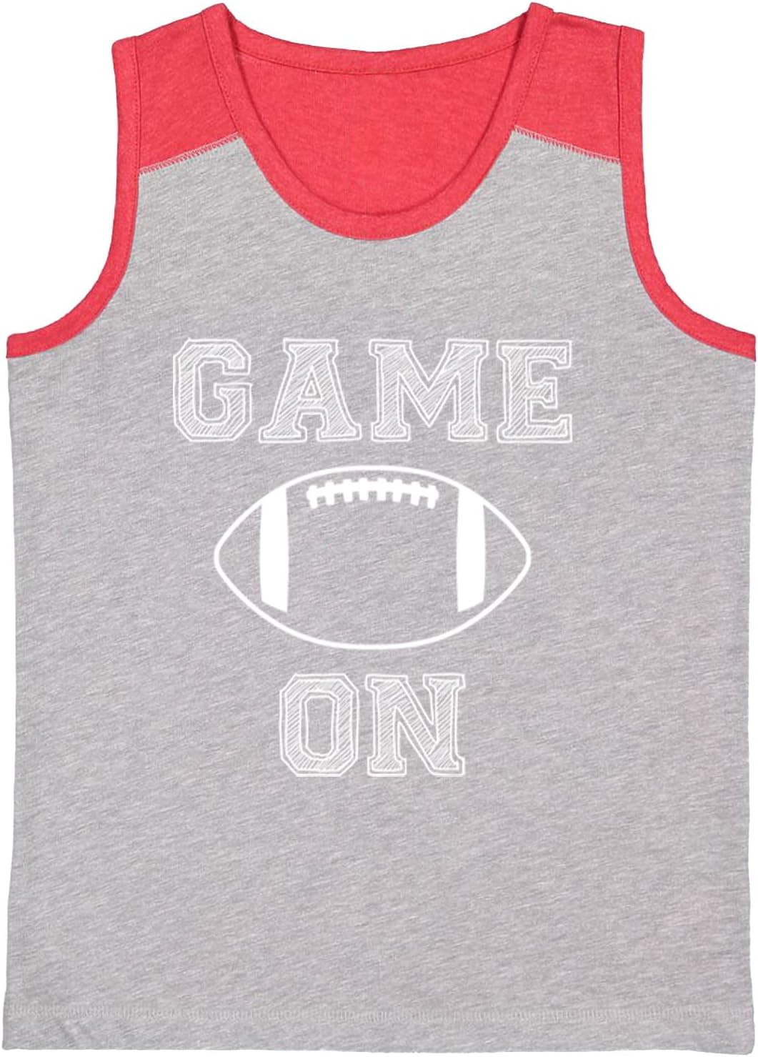 Game On - Football Sports Youth Contrast Back Tank Top