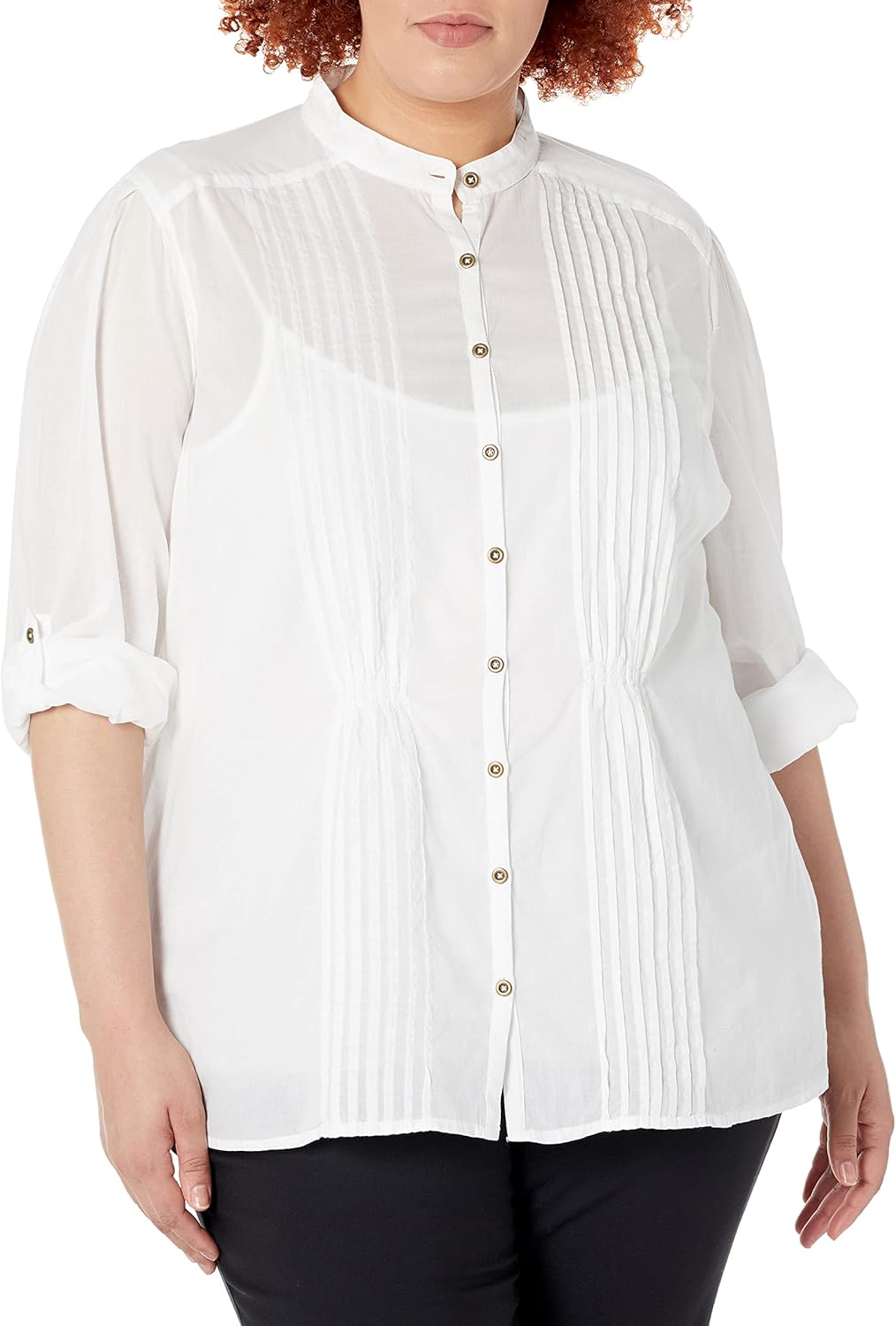 NIC+ZOE Women's Plus Size Breezy Shirt