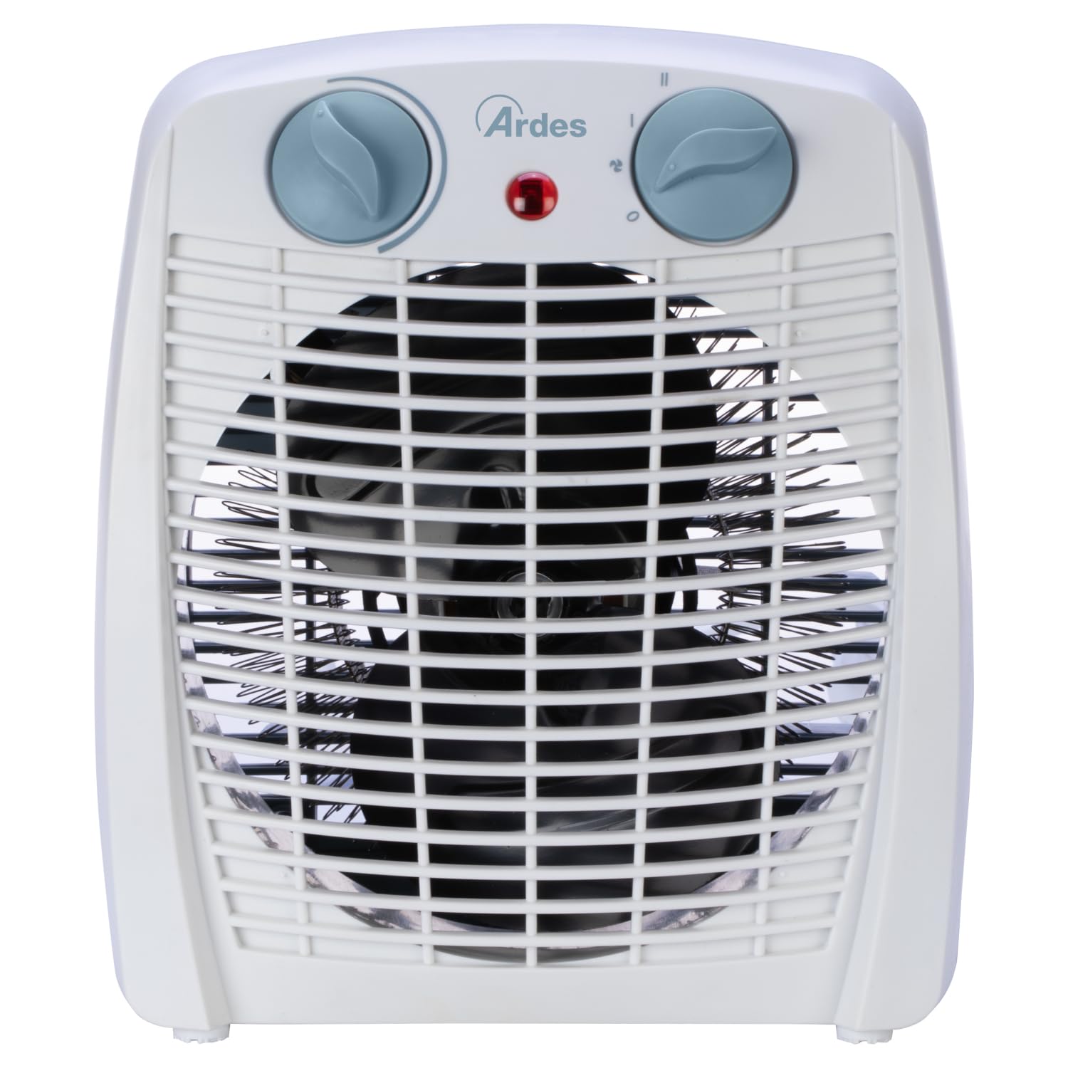 Ardes SIROCO Termoventilatore Elettrico Portatile con 2 Livelli di Potenza, Ventilazione Estiva, Termostato Regolabile, Protezione dal Surriscaldamento e Maniglia per il Trasporto