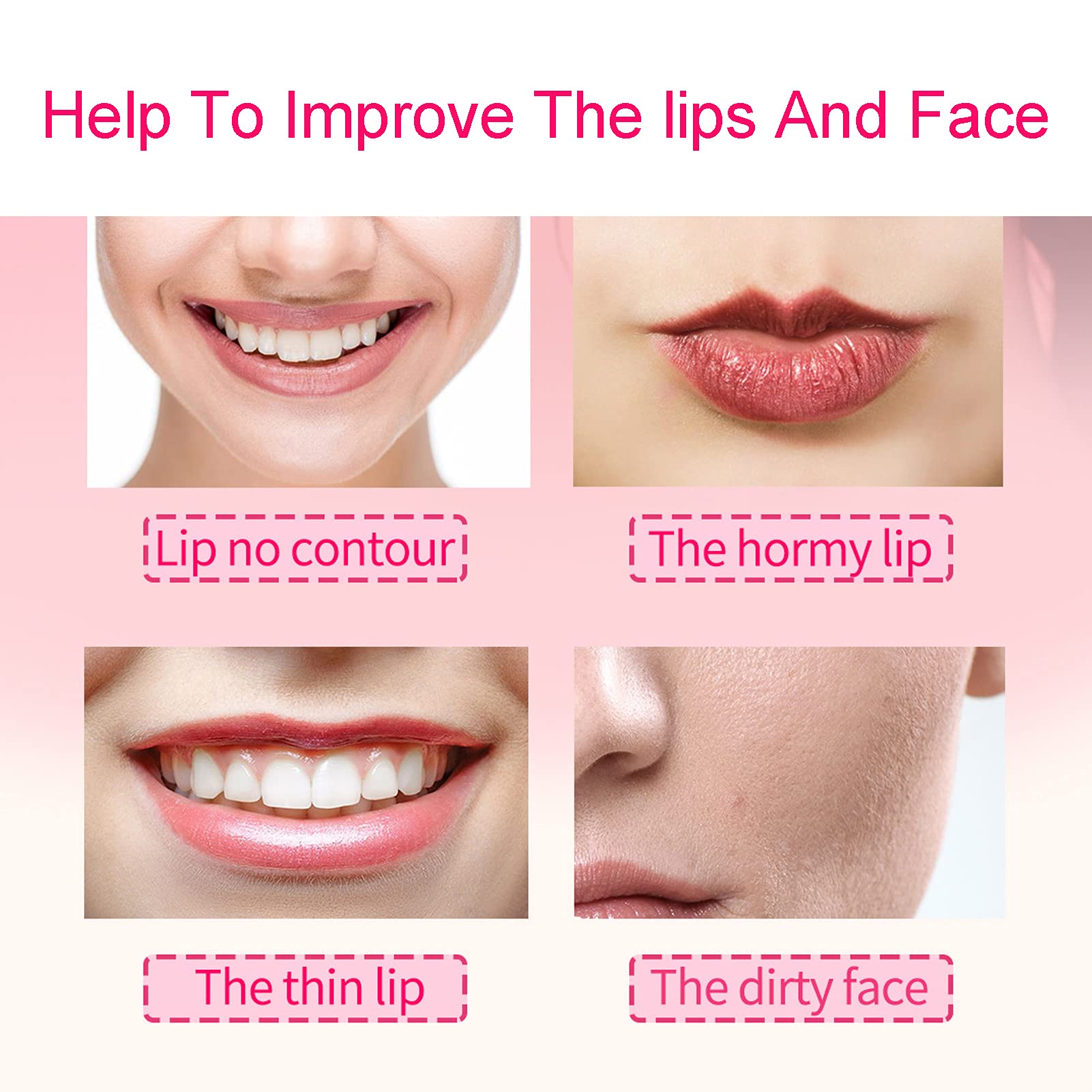 Lip Plumper per Labbra Dispositivo di Allenamento Rassodamento Muscoli Bocca Strumento Sollevamento Viso