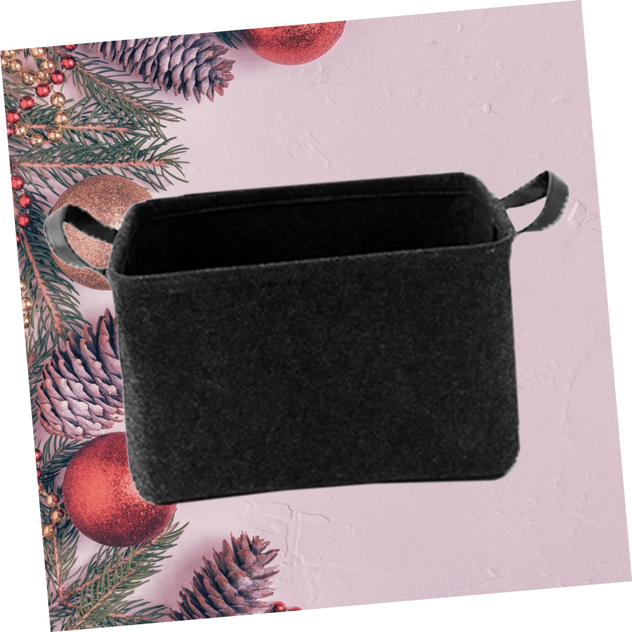 Zerodeko 1pieza Cesta De Almacenamiento De Fieltro No Diseño Para Organizar Sundries El Para Cocina y Habitación Infantil