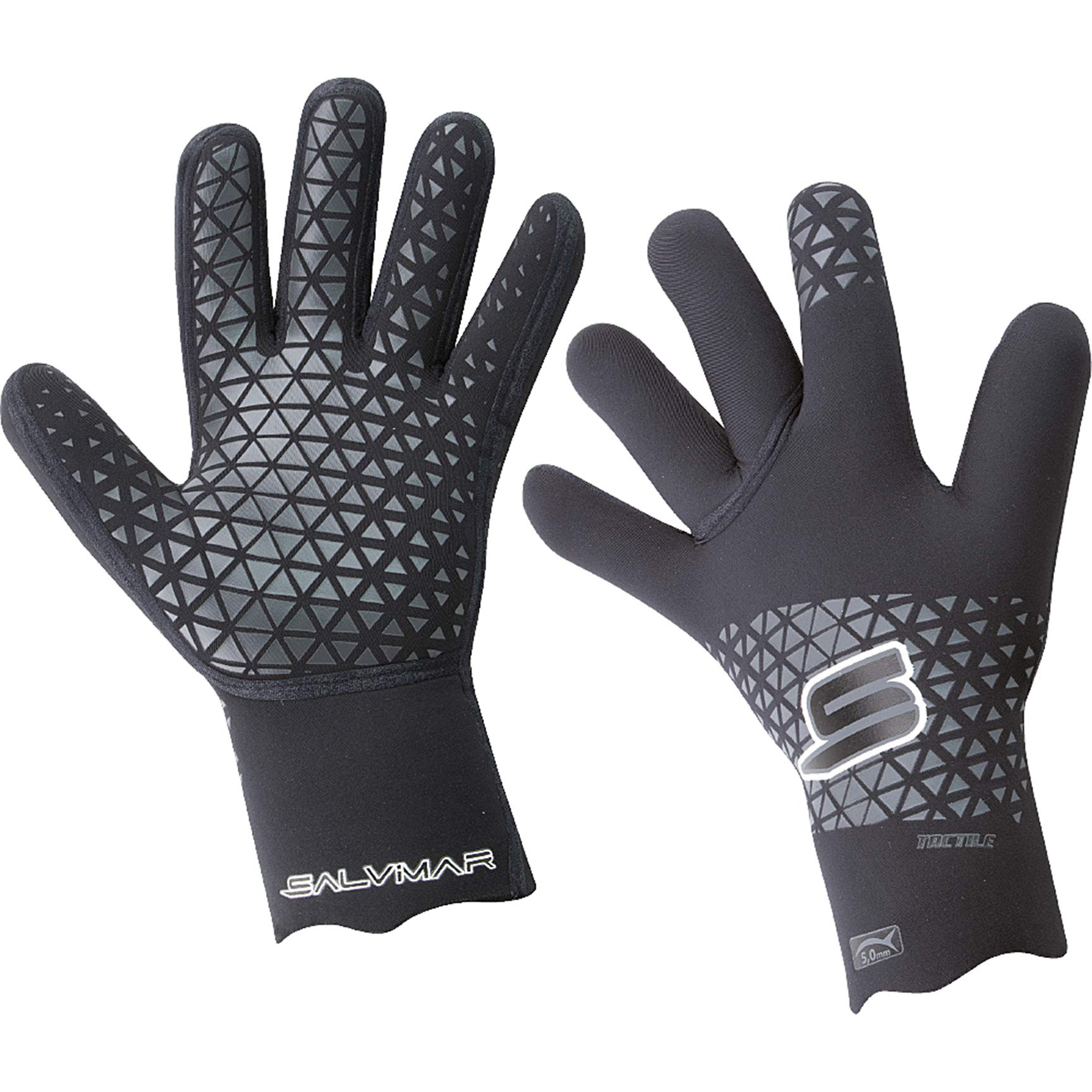 SALVIMAR Unisex Adult Tactile, Grey, 5 mm M
