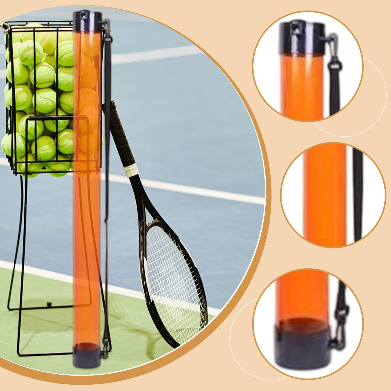 Tubo Raccolta Palline Tennis In Pc 94.5Cm | robusto, facile da usare, con cinghia, multiuso