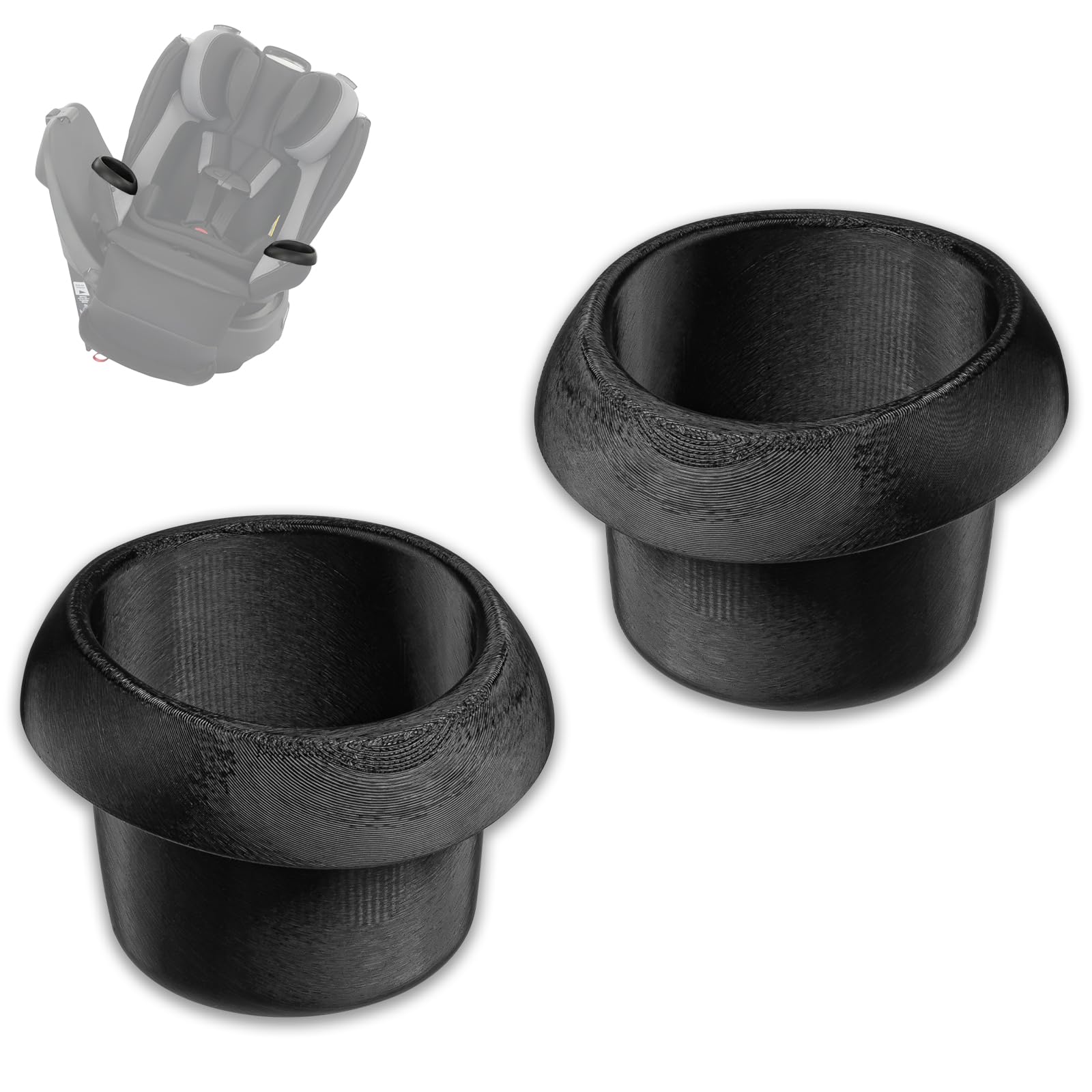 Photo 1 of 2 Pack Replacement Cup Holder Accessories | Compatible with Evenflo Revolve360 Rotational Car Seat | Left/Right/Symmetric Drink Holders | Durable Parts