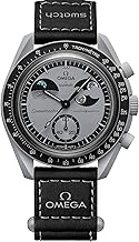 Swatch Orologio da Polso Moonswatch Omega x Mission to Earthphase in Bioceramica