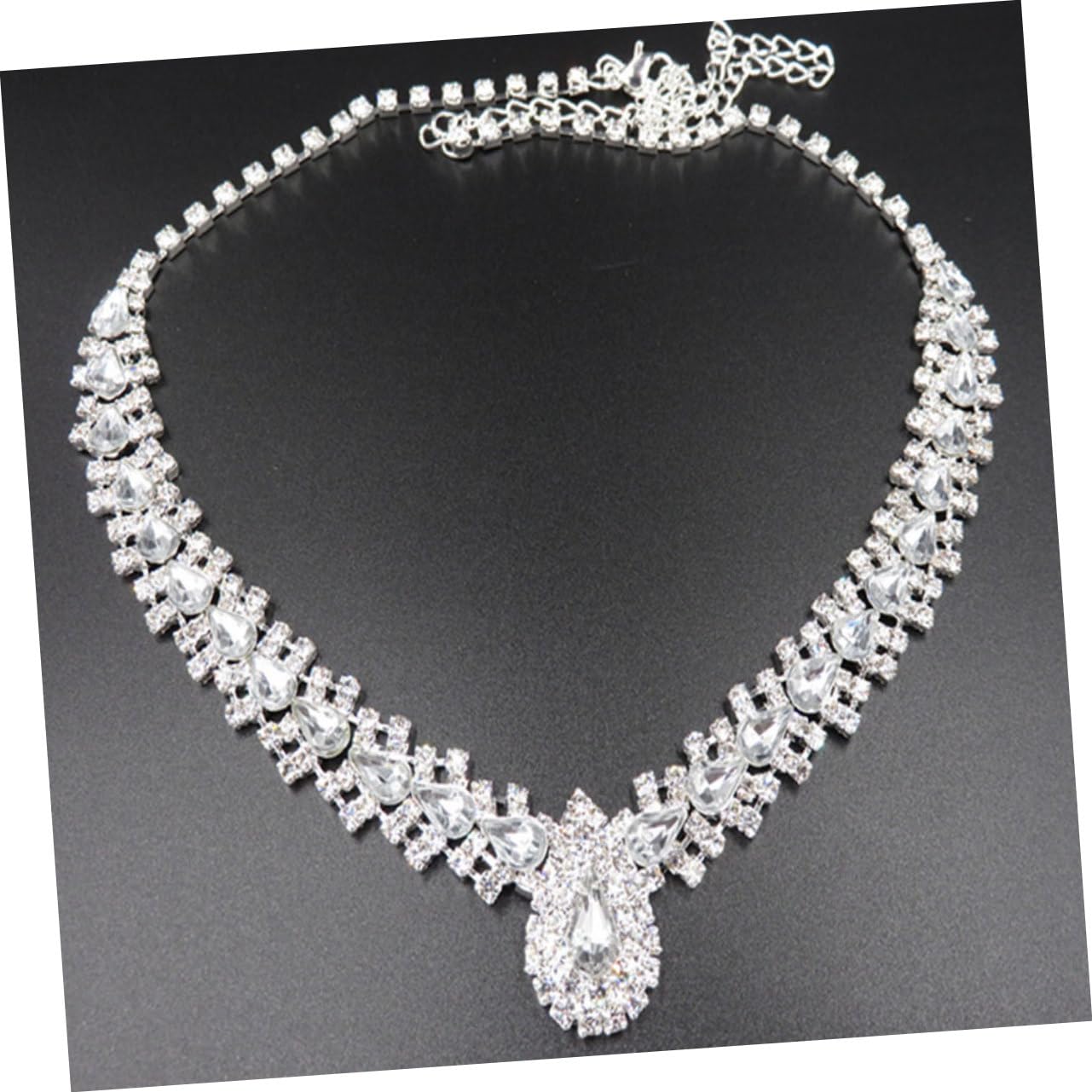 SHERCHPRY 3piezas De Joyería De Para Novia Collar y Pendientes Elegantes Para Boda y Compromiso De Pendientes Collar