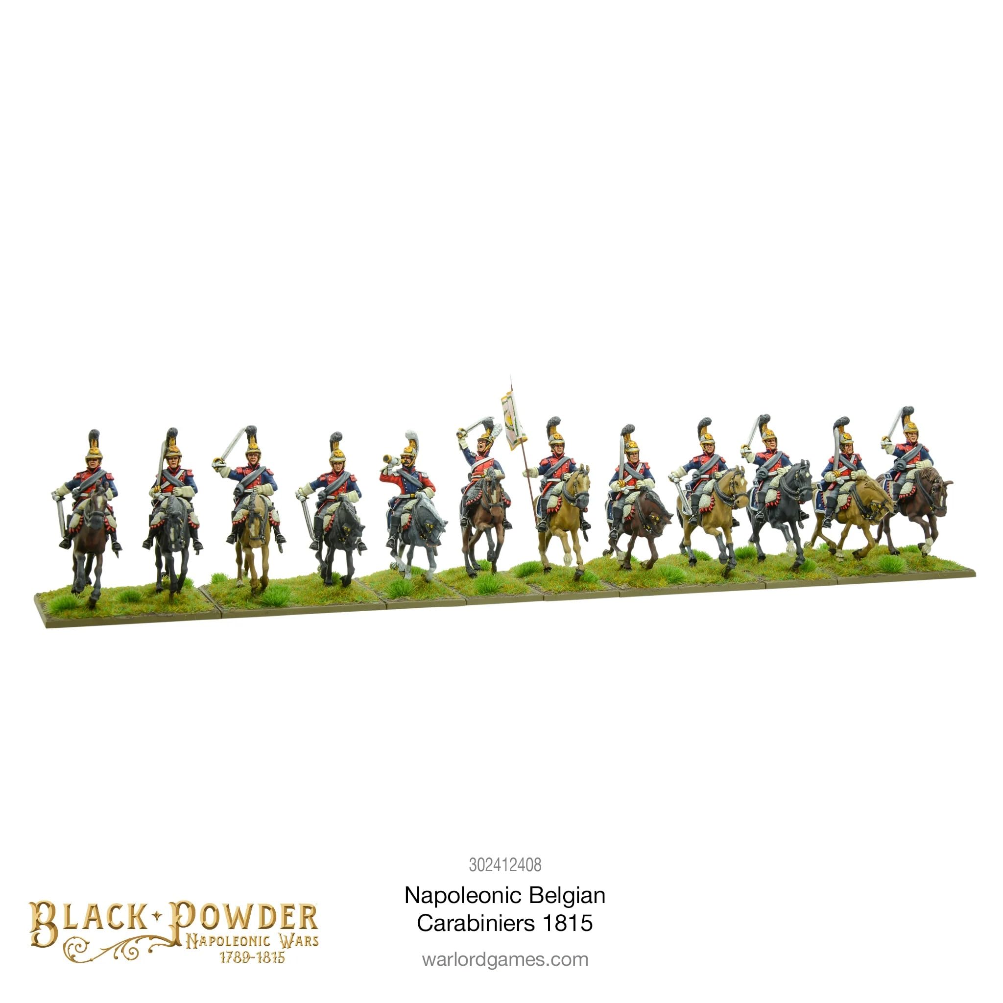 Warlord Games Black Powe, Napoleonic Wars, Belgian Carabiniers, 28MM Scale Miniatures, 302412504, Multicolor - Image 3