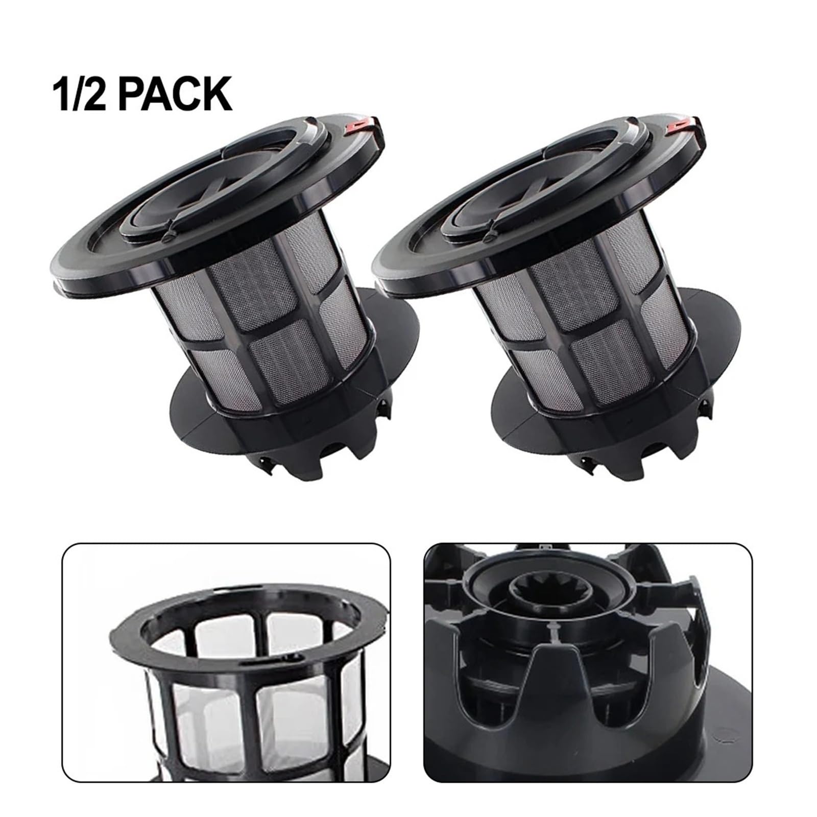 Filtros Ciclónicos De Filtro Laminar, Compatibles Con Bosch, Compatibles Con Siemens, Filtros Lavables For Aspiradora(2 PACK)