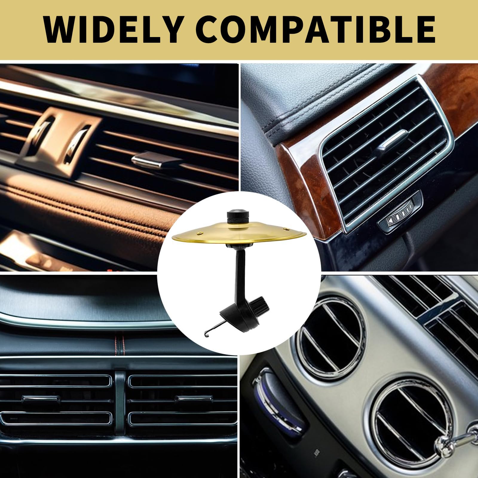 Car Cymbal Air Vent, Car Crash Cymbal, Drum Cymbal, Ingenious Design, Suitable for Various Car Air Vents For Music Lovers - Image 2