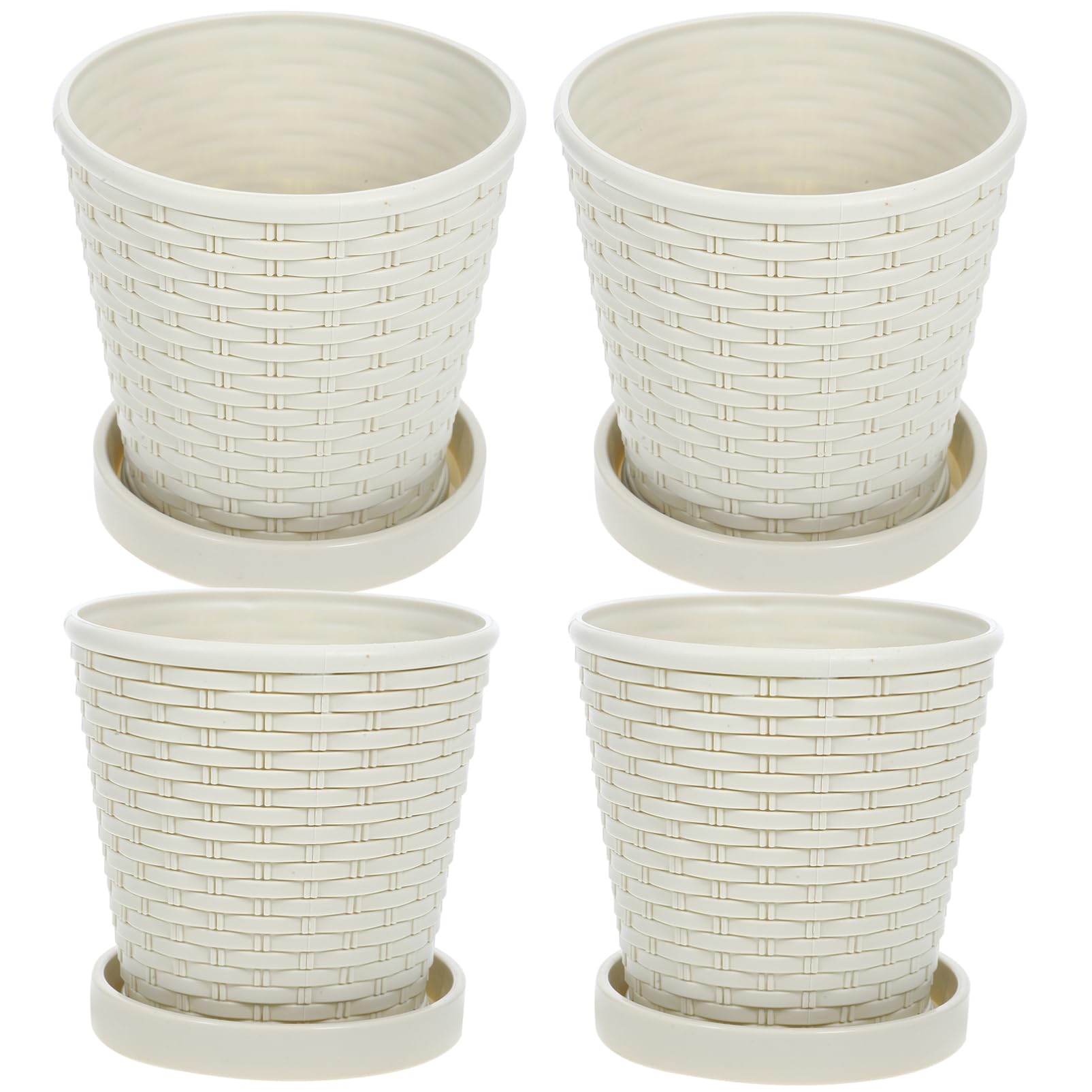 Pots de plastique avec drainage évitant le pourrissement des racines en intérieur
