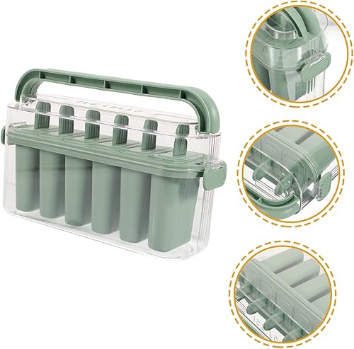 Miniatura 7 de BESPORTBLE 2pcs Popsicle Mold Ice Ball Molds Ice Cube Mold Tuile Molds Silicone Popsicle Silicone Molds Molde De Para Resina Ice Cube Silicone Molds