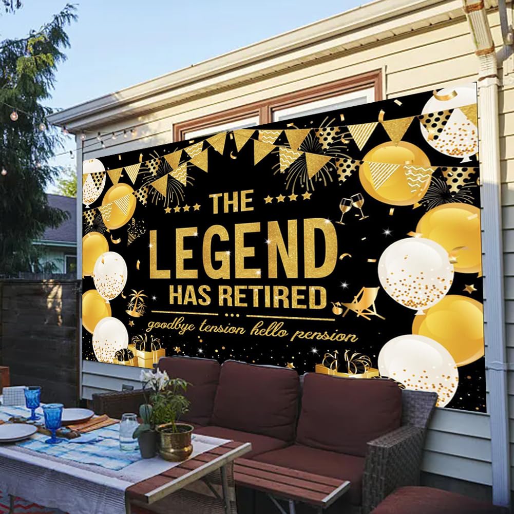 The Legend Has Retired Banner - Image 4