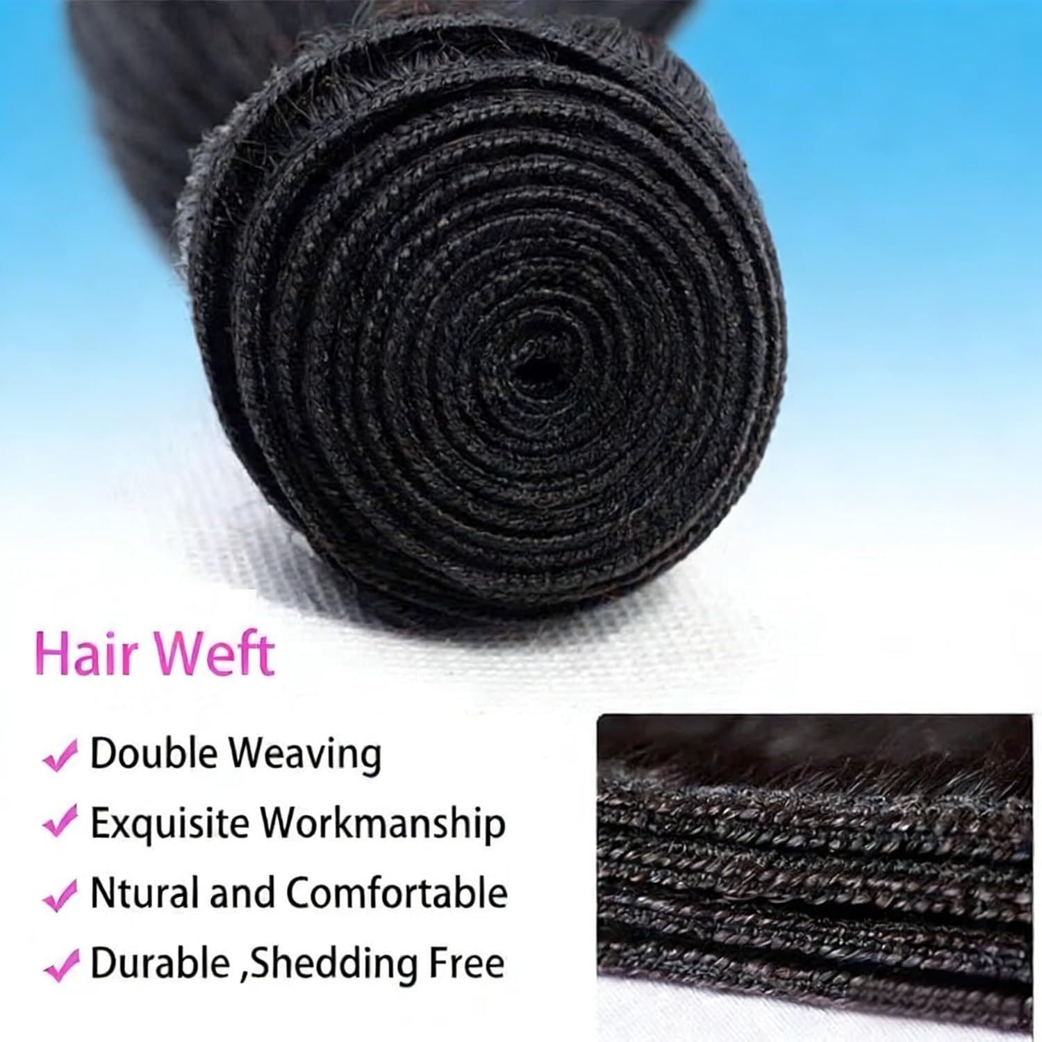 Deep Wave Bundles 24 24 24 Inch 100% Unprocessed Brazilian Virgin 3 Bundles for Women 16A Wet and Wavy Human Hair Bundles Quick Weave Natural Black Color