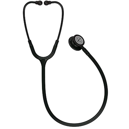 Miniatura 2 de 3M Littmann Classic III Monitoring Stethoscope, 5803, More Than 2X as Loud, Weighs Less, Stainless Steel Black-Finish Chestpiece, 27" Black Tube