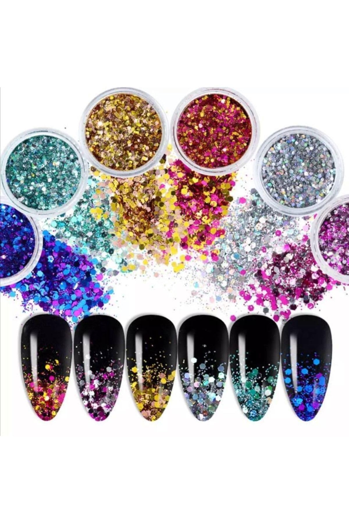 Hb Tasarım Glitter Pigment Pul 5Ml/5Gr, serashinegozfarı309