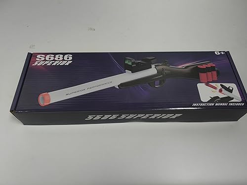 Miniatura 9 de Pistola de juguete de expulsión de carcasa de escopeta de juguete, pistola de balas suaves, con 30 balas perfectas como cumpleaños o vacaciones para