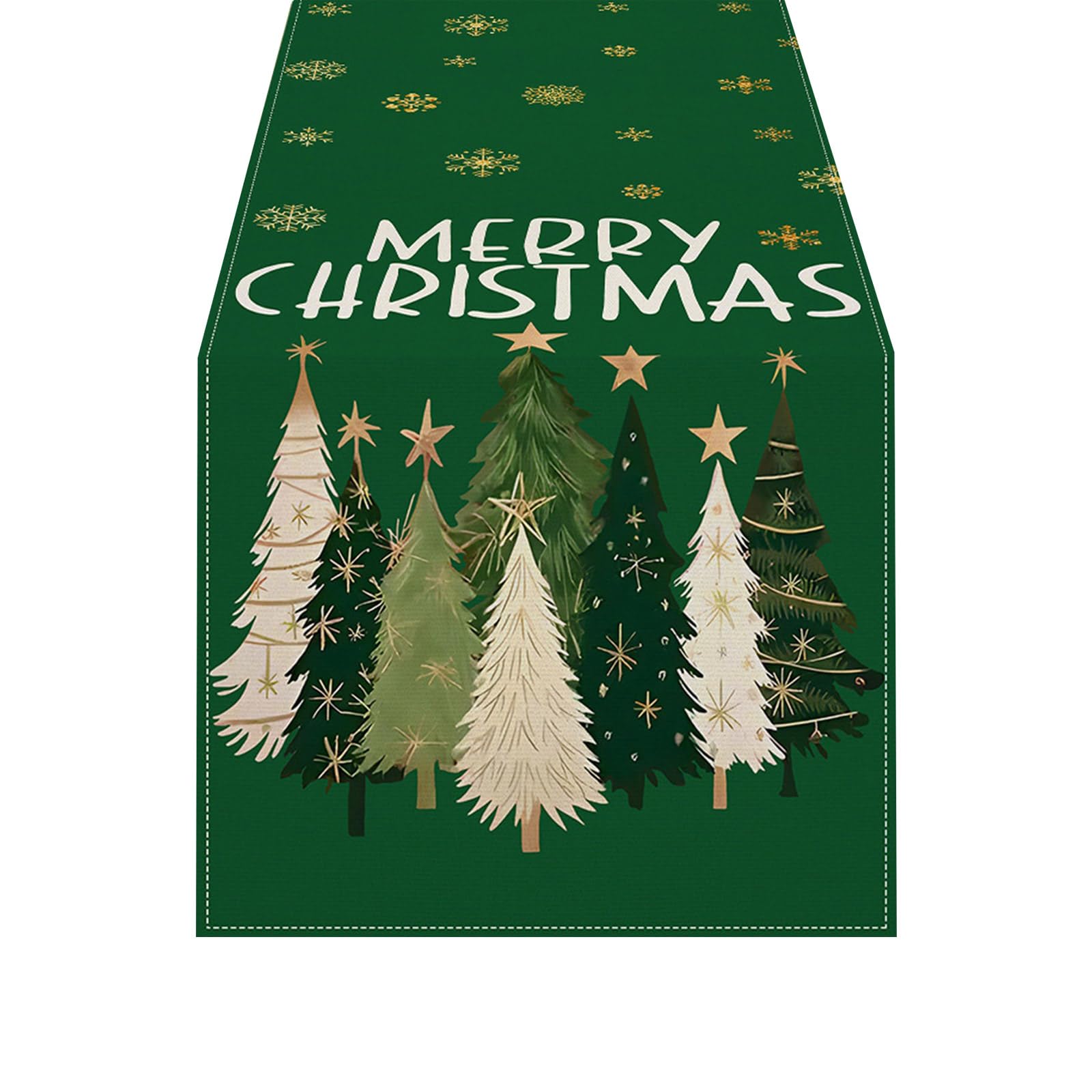 Snorvixre Against Fold Holiday Table Runner Permanent Polyster Substance Suitable for Wooden Glass Countertops Christmas Table Runner