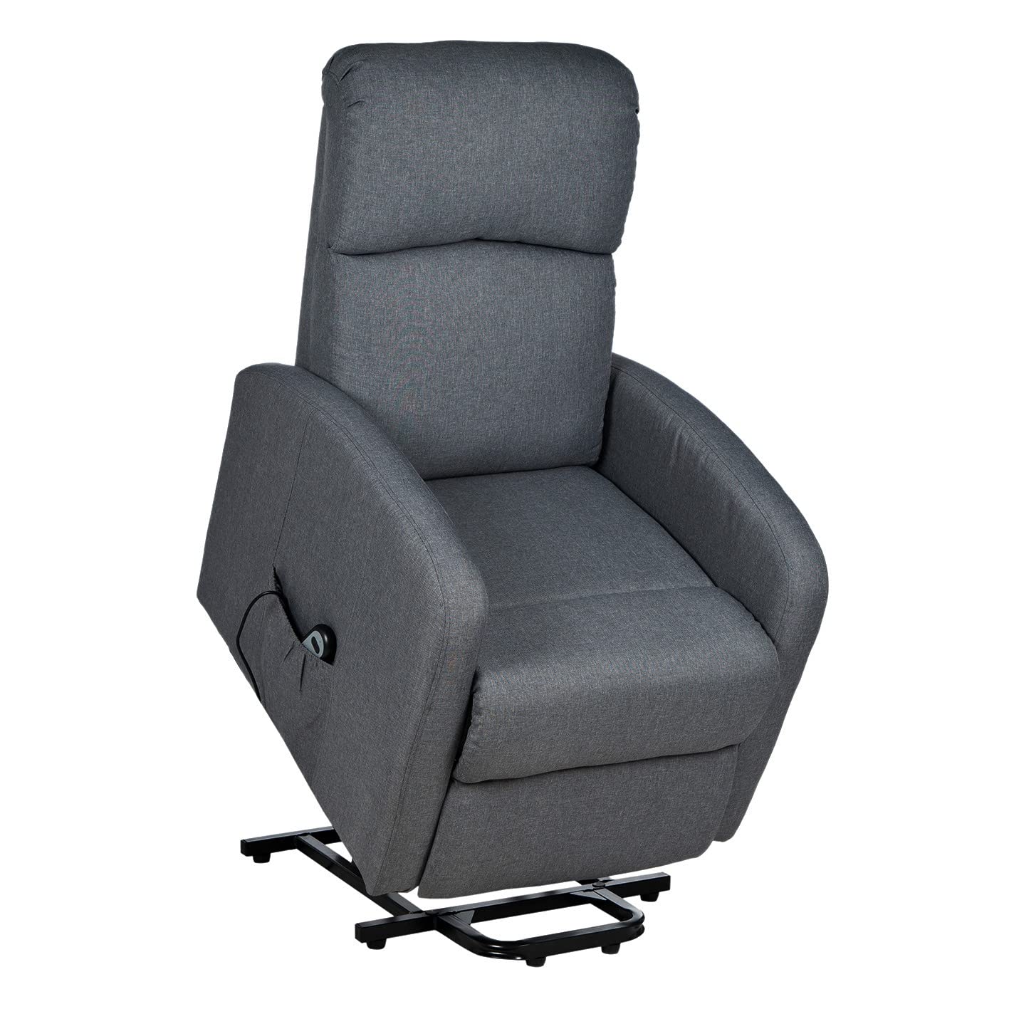 Gremium Poltrona Relax Elettrica Con Sistema Alzapersona, Reclinabile a Letto E Seduta Ergonomica In Tessuto Per Arredo Salotto, Soggiorno e Ufficio