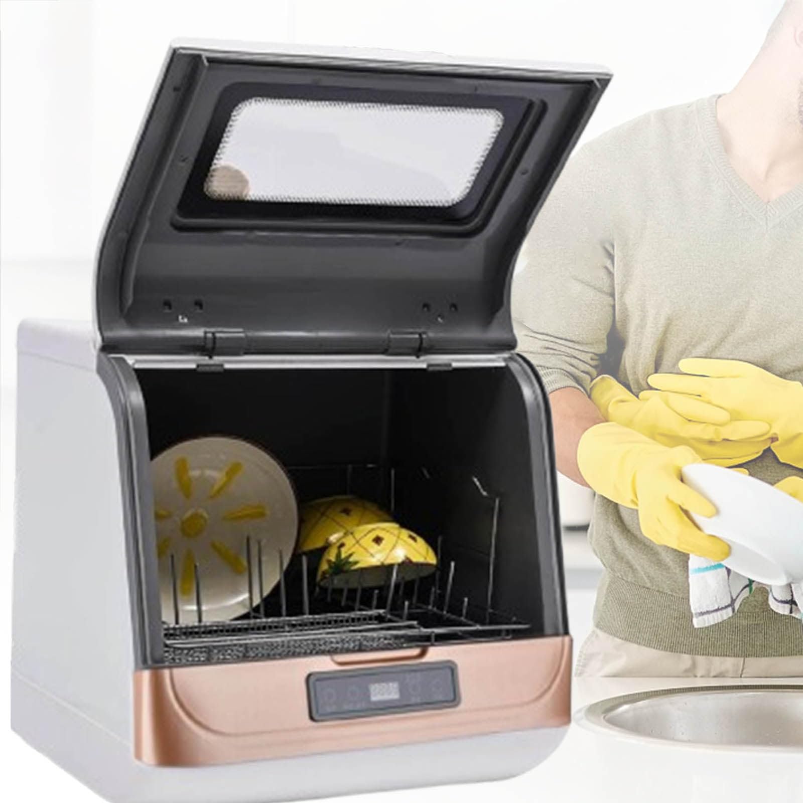Lave-vaisselle portable compact pour en finir avec la plonge a la main