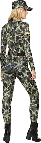 Miniatura 3 de Spirit Halloween Disfraz de camuflaje para adultos, disfraz de camuflaje de Cutie Traje de camuflaje Mono de camuflaje