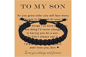 To My Son Bracelet: A Cherished Keepsake from Loved Ones