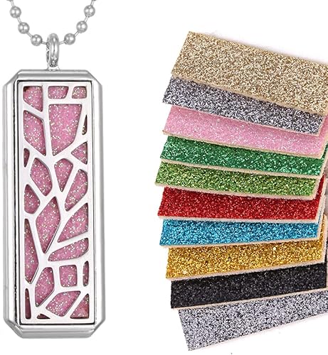 Miniatura 1 de Collar de aceite esencial para mujer, collar con colgante de aromaterapia, collar difusor, regalo de joyería de aceite esencial para hombres y