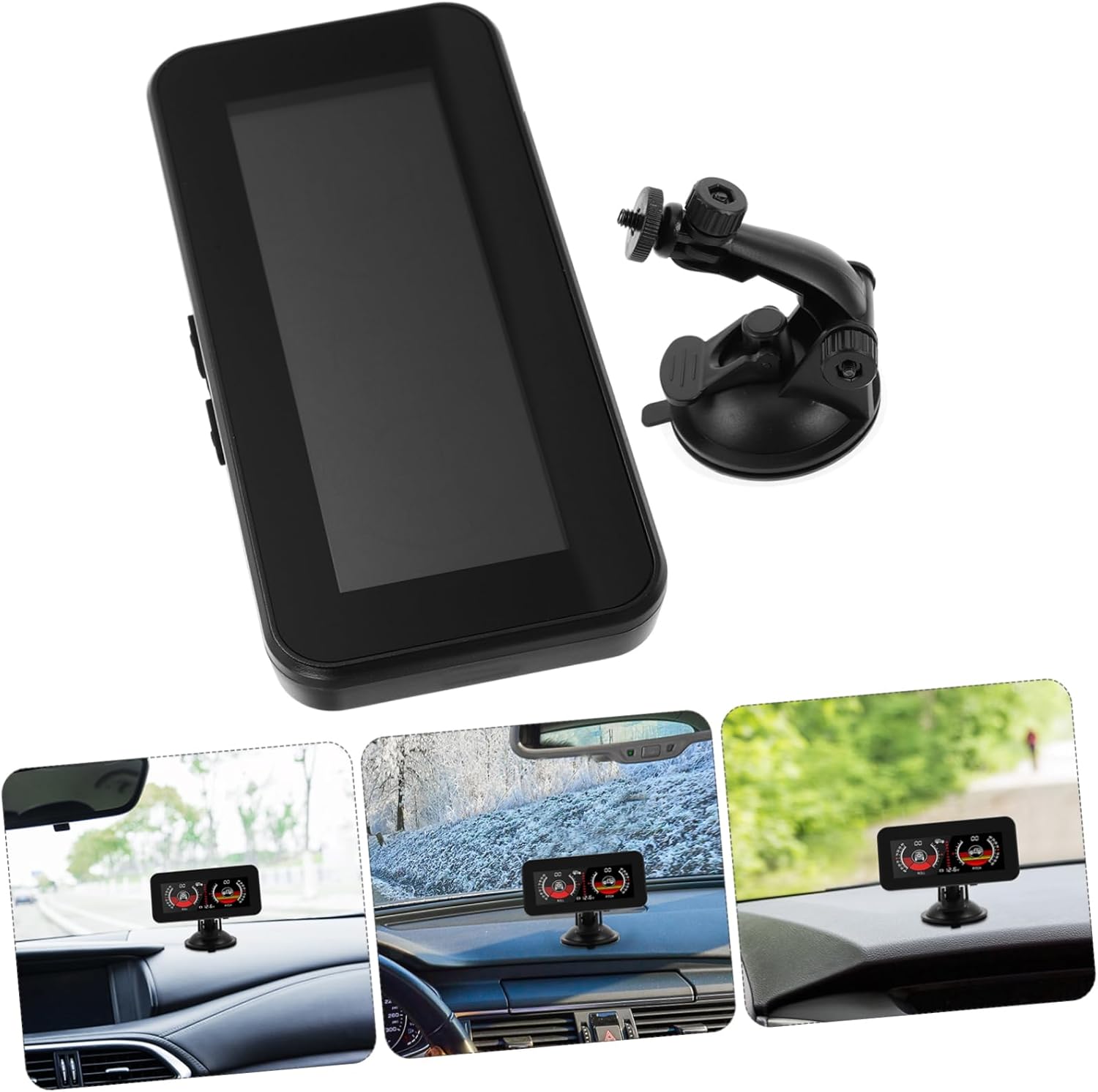 STOBAZA Car Inclinometer Level Gauge Digital Display Vehicle Monitor Voltage Measurement for Accurate Monitoring