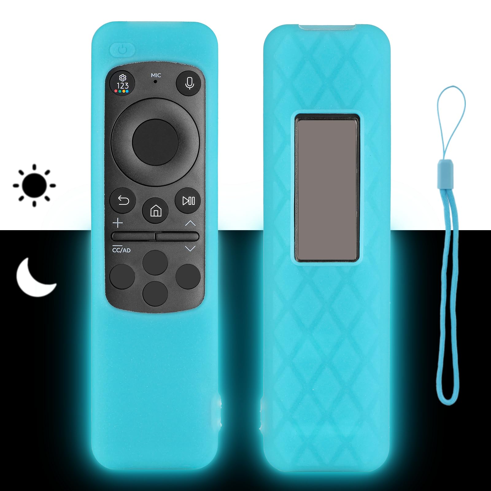 Silicone Remote Control Case Compatible with Samsung BN59-01432A BN59-01432D BN59-01432J BN59-01432 TM2360E TM2361E TV Remote Shockproof Protective