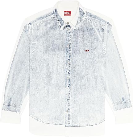Amazon.co.jp: [ディーゼル] メンズ シャツ デニム D-SIMPLY-OVER-S