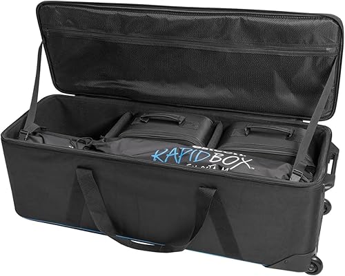 Miniatura 2 de Westcott Estuche de viaje con ruedas blandas para FJ400 y Flex Cine Kits (negro)