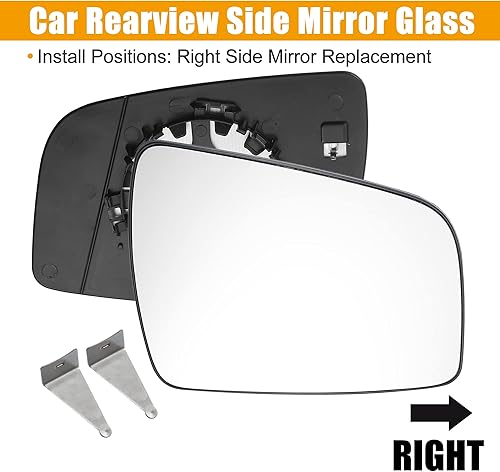 Miniatura 3 de X AUTOHAUX Espejo retrovisor lateral derecho del coche con placa de respaldo para Opel Zafira B 2009-2014 1428378