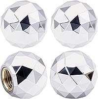 Vista 10 de 4 piezas de tapas de válvula de neumático estilo Cobra, forma de cabeza de serpiente, tapas universales de válvula de neumático con núcleo de cobre