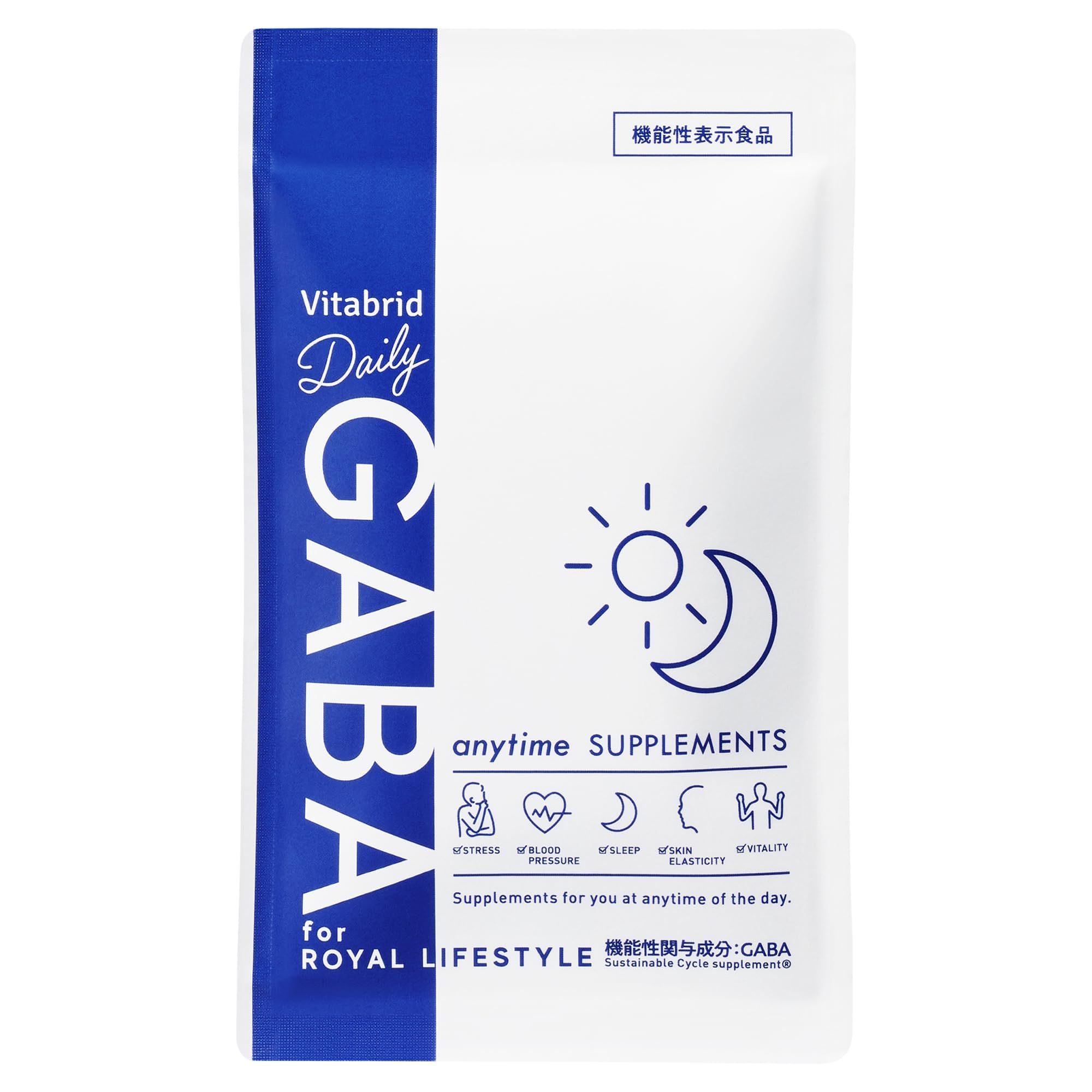 Amazon.co.jp: Vitabrid デイリー GABA 1 (機能性表示食品 / 30粒×1袋