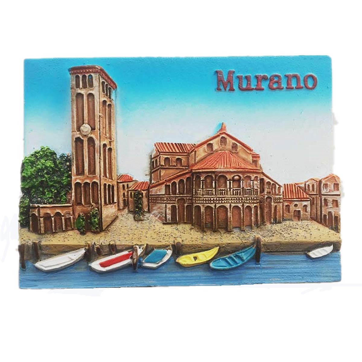 Magnete Frigorifero 3D Venezia Gondola - Souvenir In Resina, 8x6cm, Regalo Da Collezione Per Casa - Foto 14