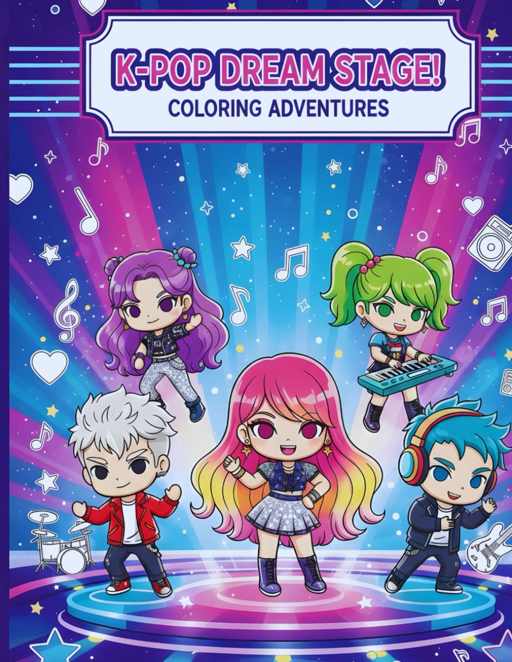 K-Pop dream Stage! Coloring Adventures