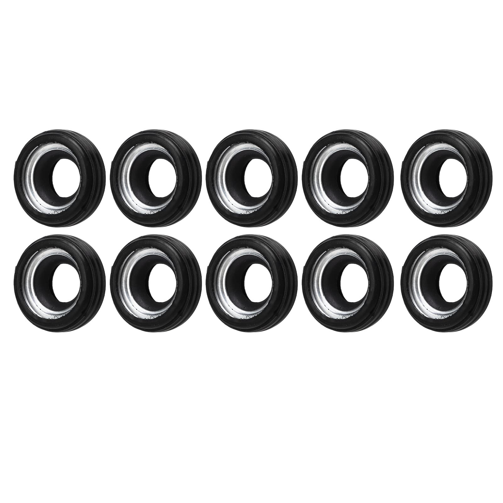 10 piezas de retén de eje para compresor de aire acondicionado, kit de retenes de labio de goma para el compresor MSC90, retén de aceite para el eje de salida del aire