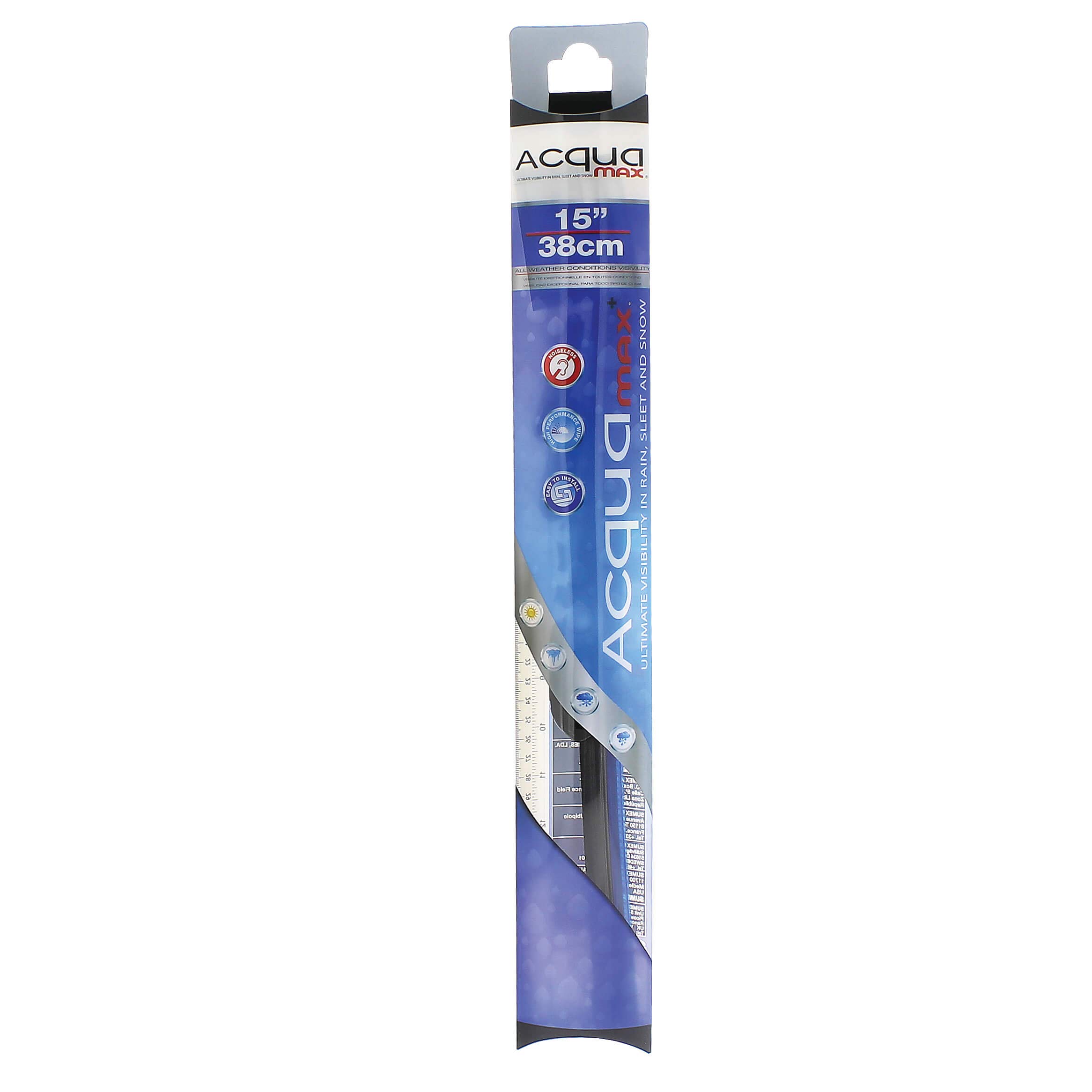 Spazzola Tergicristalli anteriore 38 cm Wiper Blade flat universale con 10 adattatori