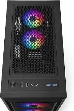 Intel Core i7 Gaming Desktop PC Bundle | NVIDIA GeForce RTX 5060 8GB, 16GB Memory, 256GB SSD, 1TB HDD, Win 11 | RGB Case, 22 Full HD Monitor, Gaming Keyboard & Mouse Combo