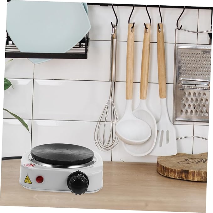 Placa Eléctrica Mini Portátil con Control de Temperatura Ajustable 110V miniatura 2